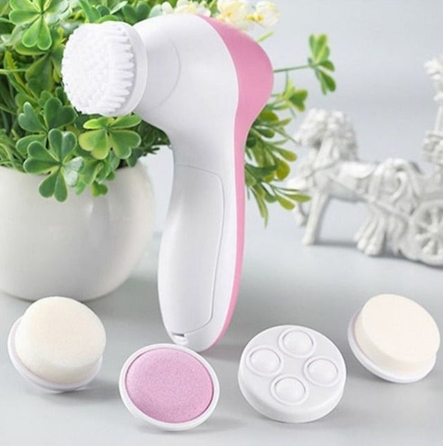 Limpiador y masajeador facial 5 en 1