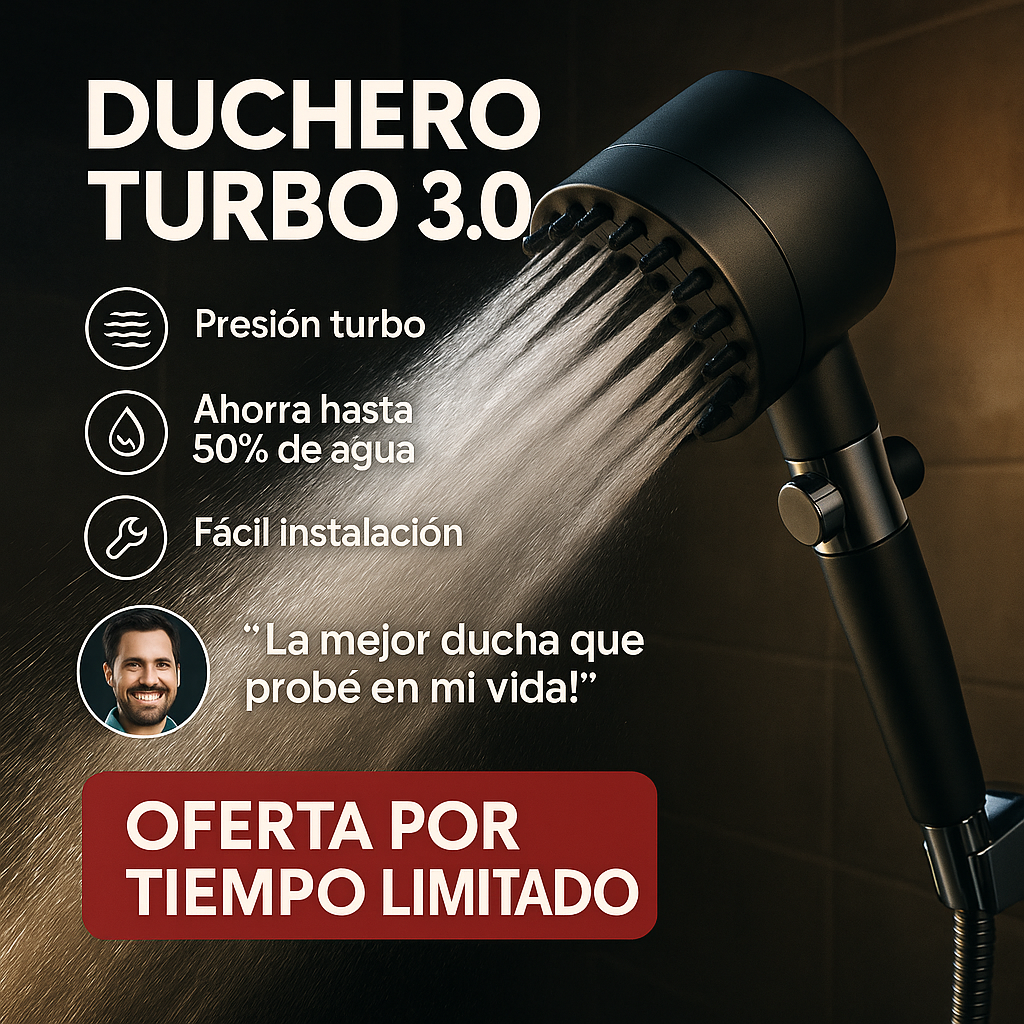 DUCHERO 3.0 CON MASAJEADOR