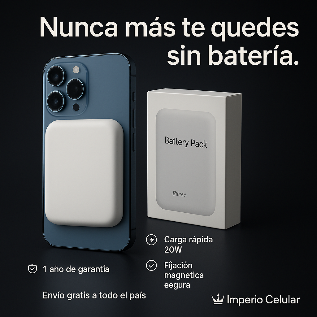 Battery Pack Magnético para iPhone