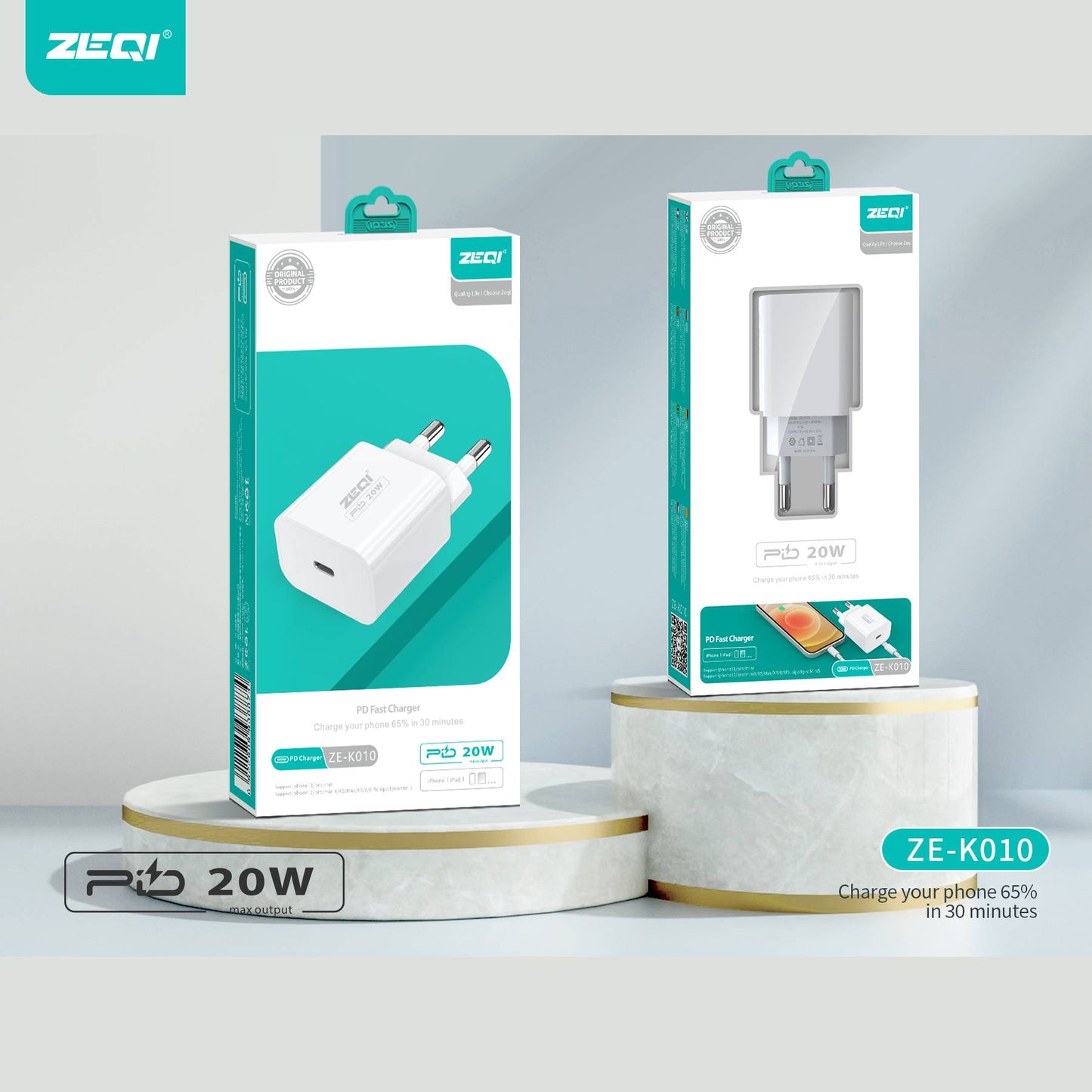Ficha usb c 20w para iPhone