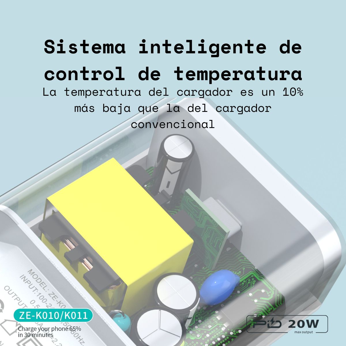 Ficha usb c 20w para iPhone