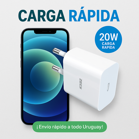 Ficha usb c 20w para iPhone