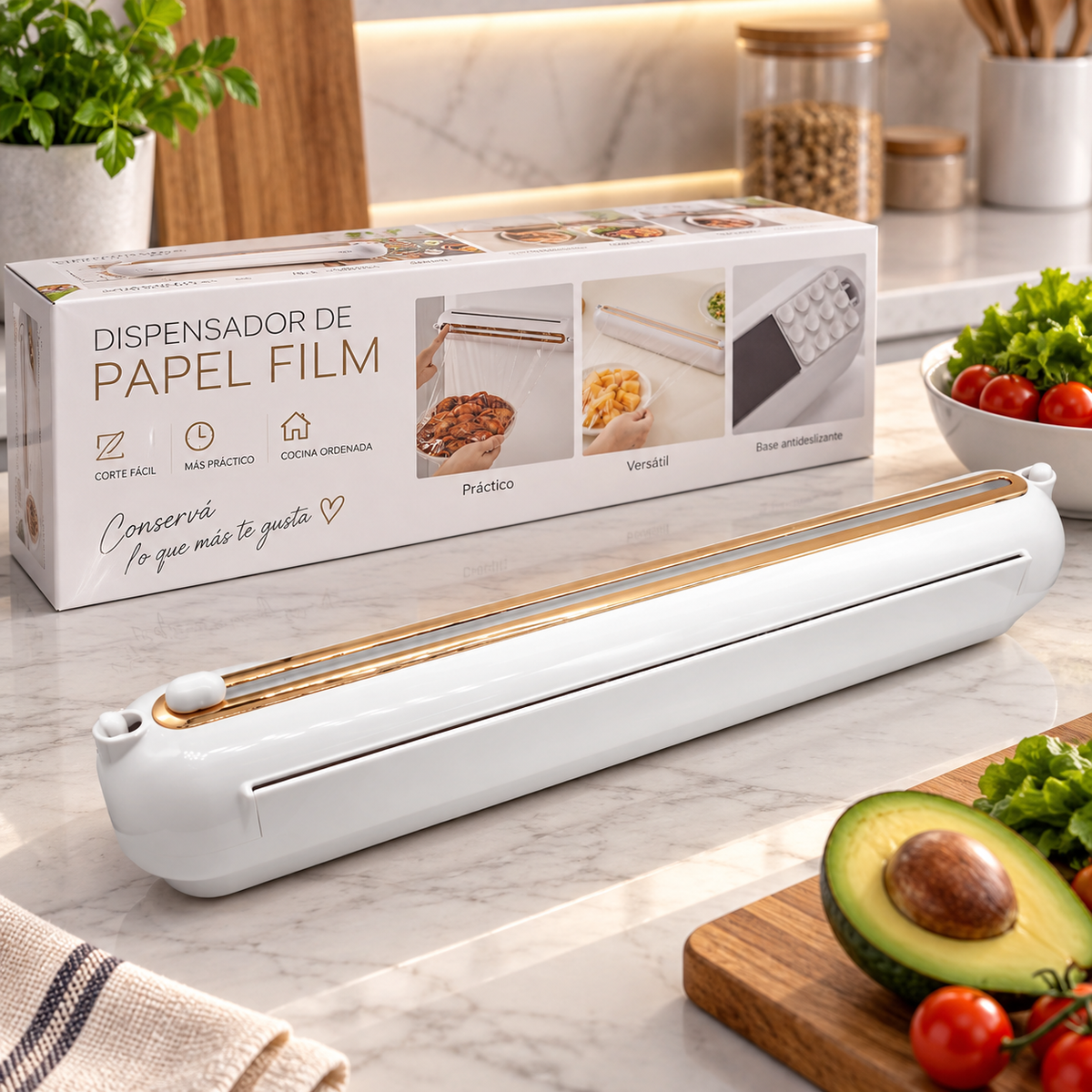 Pack Dispensador + Film para cocina