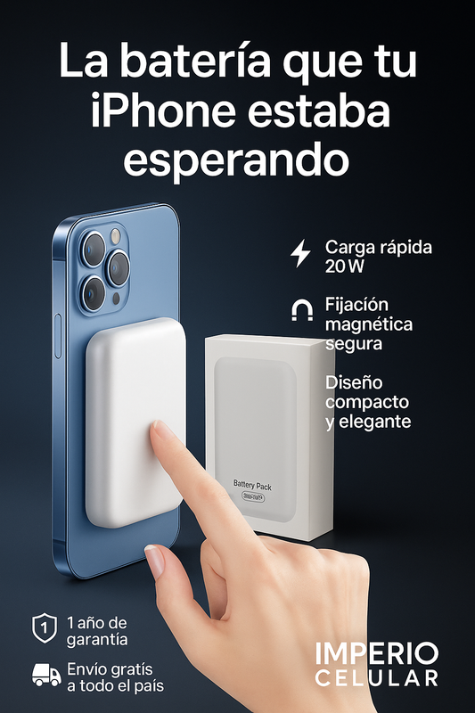 Battery Pack Magnético para iPhone