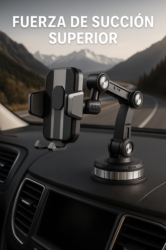 Soporte auto con ventosa super resistente