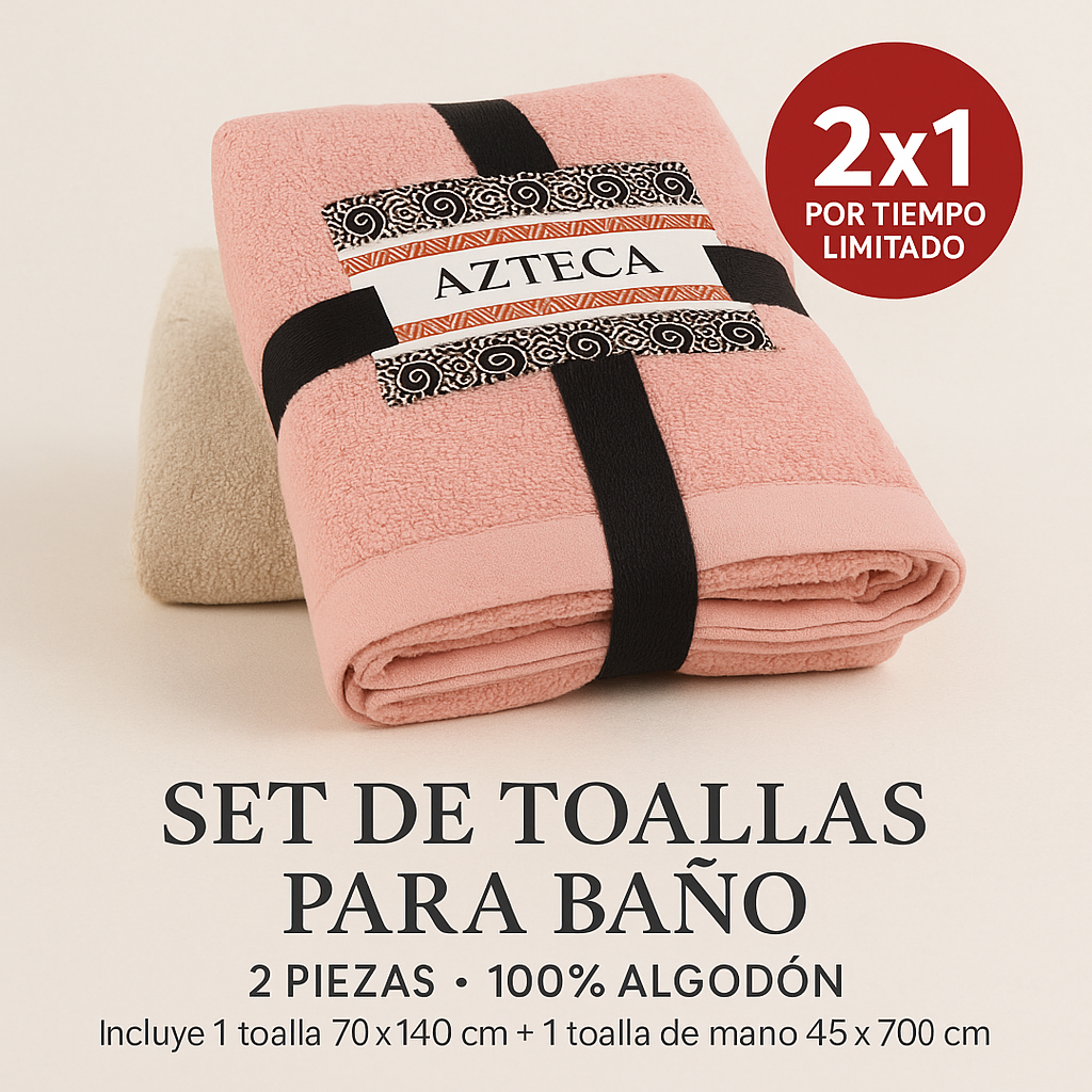 Set de toallas para baño