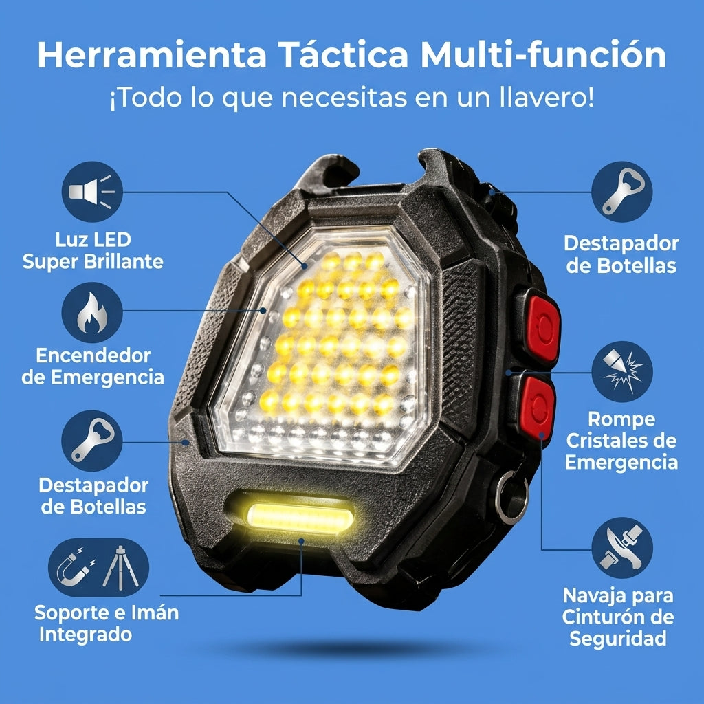 Llavero TACTICO 7 en 1