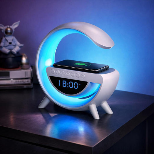 Lampara 4 en 1 con carga inalambrica