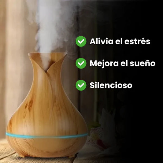 Humidificador + aceite esencial de regalo