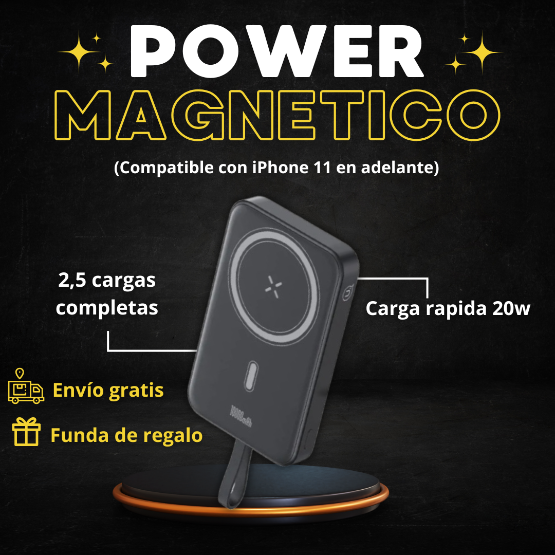 Power Bank con carga inalambrica