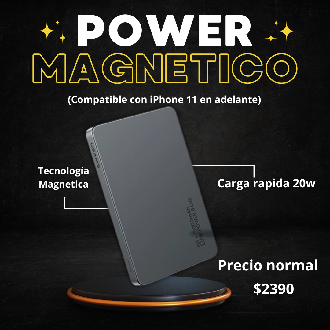 Power Bank magnetico (BLACK FRIDAY)