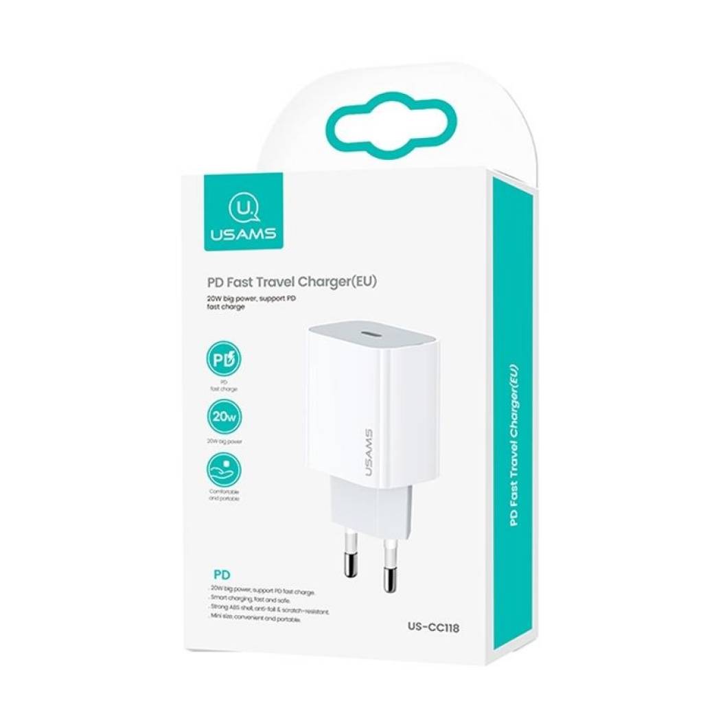 Ficha usb c 20w para iPhone USAMS