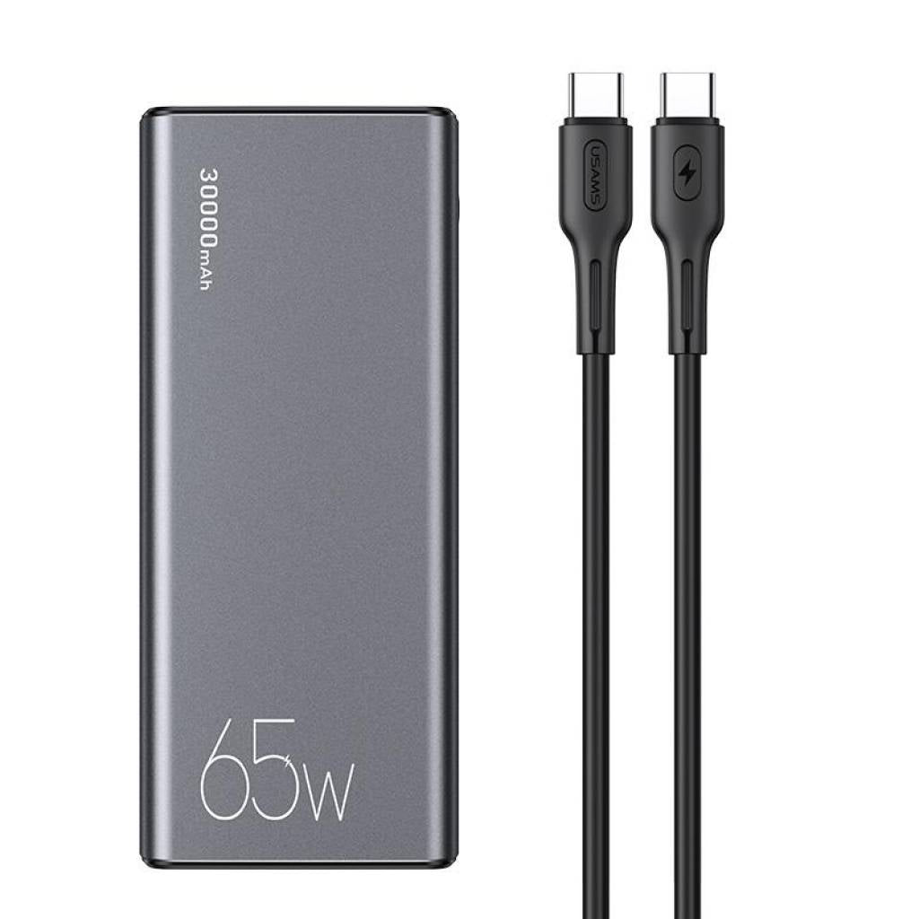 Power Bank USAMS 30.000 Mah 65w carga rápida