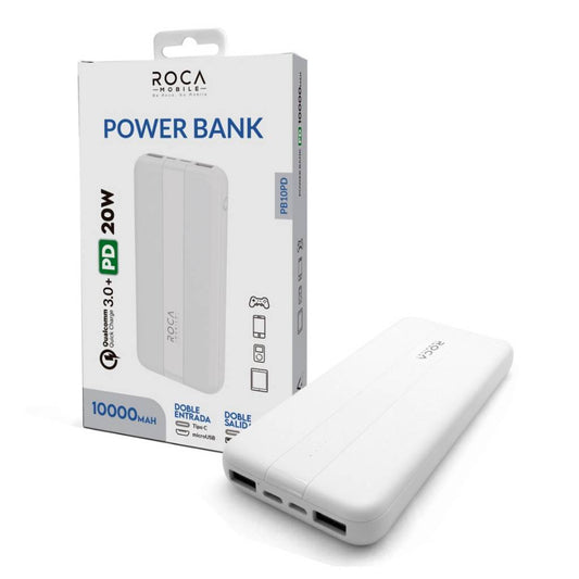 Power bank 10.000 mah 20w carga rápida